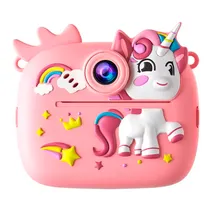 Camera Instantânea para Criança Digital Print com Acessórios / Inclui Papel (2 Peças) - Pony Rosa