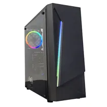 Gabinete Gamer Satellite 1102K RGB Con 1 Coolers ATX - Negro
