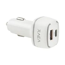 Carregador Veicular Xaea Gear MODS-504 - 20W - USB-C/USB - com Cabo USB/USB-C - Branco