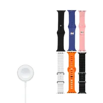 Kit 4 Pulseiras para Relogio Smart + 1 Carregador