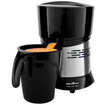 Espremedor de Frutas Britânia Turbo Pro 260 Watts 127 - 220 V ~ 50/60 HZ - Preto/Prata