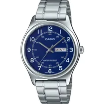 Relógio Casio Dress MTP-V006D-2BUDF Analógico Masculino - Blue/Silver