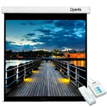 Tela de Projeção Elétrica Quanta QTTLE100 100" 220V