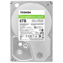 HD Toshiba 6TB S300 Surveillance 3.5" SATA 3 5400RPM - HDWT860UZSVA