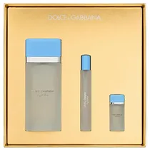 Perfume Set Dolce & Gabbana Light Blue Edt Femenino - 100ML+10ML+5ML