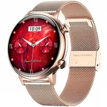 Relógio Smartwatch G-Tide Lady Time Romance - Ouro Rosa