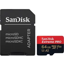 Memory SD 64GB Sandisk Extreme Pro 200MB