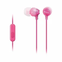 Auricular Sony In-Ear MDR-EX15AP Pink c/Mic.