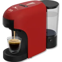 Cafeteira Electrobras Bom Café EBCM-21 Multicápsulas 3 Em 1 110V - Vermelho/Preto