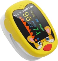 Oximetro de Pulso Pediátrico More Fitness MF-414 - Amarelo