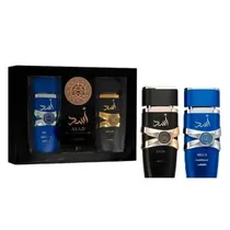 Kit Perfume Lattafa Asad 100ML + Asad Zanzibar 100ML - Masculino