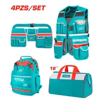 Combo 4 Em 1 Kit Total TOS230912 Colete + Bolsa + Mochila + Cinto – com Acessórios