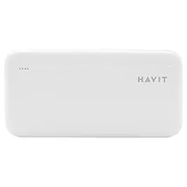 Carregador Portátil Havit PB89-WH 10000MAH 2 USB / USB-C - Branco