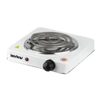 Fogareiro Fogão Eletrico Interbras C10PY / 1 Boca / 1000W / 220V - Branco