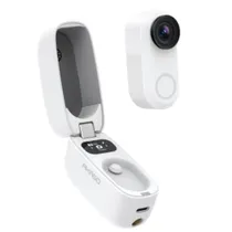 Camera de Video Akaso Snap X Mini Camera de Ação Esportiva / 4K / 20MP / IPX7 - Branco