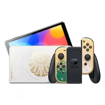 Console Nintendo Switch Oled The Legend Of Zelda 64GB Uk - Dourado (Heg-s-Kdaaa) (Fonte Usa)