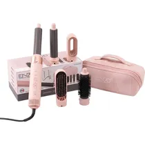 Kit Modelador de Cabelo Enzo Professional EN-4142B 5 Em 1 1200 W 220V - Rosa
