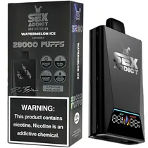 Vaper Descartável Sex Addict BY Dan Bilzerian S280 5% Nicotina 28000 Puffs - Watermelon Ice