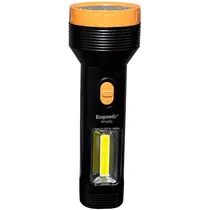 Lanterna Ecopower EP-8020 com Luz LED Bivolt - Preto/Laranja
