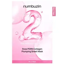 Máscara Facial Hidratante Numbuzin No.2 Rose PDRN Collagen Plumping  - 1 Unidade