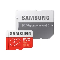 Cartão de Memoria Micro SD de 32GB Samsung Evo Plus MB-MP032D / Class 10 / 100MB/s