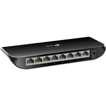 Switch TP-Link TL-SG1008D com 8 Portas de 10/1000MBPS Bivolt - Preto