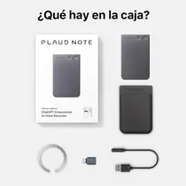 Gravador de Voz Plaud Note Pro PN0300 64GB Bluetooth Preto 926073