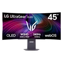 Monitor Gamer LG Ultragear 45GX90SA 45" Wuhd 240HZ Curvo Oled - Preto