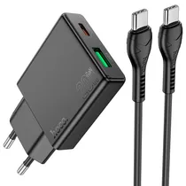 Carregador Portatil N38 PD20W+QC30 Dual USB/USB-C - Black