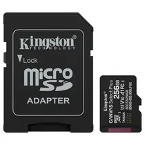 Cartao Microsd 256GB Kingston 150MB/s V10 A1 SDCS3/256GB Canvas Sel Plus