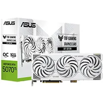 Placa de Vídeo Asus Tuf Gaming Oc 16GB Geforce RTX5070TI GDDR7 - TUF-RTX5070TI-O16G-BTF-White