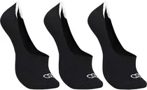 Meias Olympikus Invisivel OIWSA22193 Preto (3 Pares)