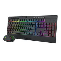 Redragon Teclado + Mouse S151 Wired Gaming Essentials Ing Black