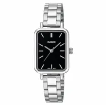 Casio Reloj Fem LTP-V009D-1EUDF Negro/Plateado + Estuche