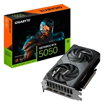 Placa de Vídeo Gigabyte Windforce Oc Nvidia Geforce RTX-5050 8GB GDDR6 - GV-N5050WF2OC-8GD