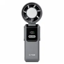Mini Ventilador G-Tide FH02 Recarregável 5 Pás - Cinza
