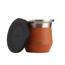 Terrano Guampa Acero Inox Flap Tapa Goma AC403060414 170ML Terracotta