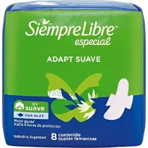 Hig. Siempre Libre Especial Adap Suave Con Alas X 8 Uni