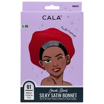 Cala Gorro de Satin Anti-Frizz Red 01 L-XL 66051