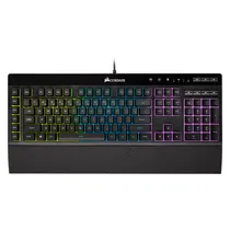Teclado Gamer Corsair K55 CH-9206015-SP RGB USB-A Espanhol - Preto