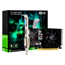 Placa de Vídeo Goline Geforce GT-730 4GB DDR5 - GL-GT730-4GB-D5