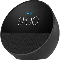 Speaker Amazon Echo Spot Alexa Smart 2024 Black (C/ Reloj)