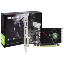 Placa de Vídeo 2GB Star GT610 64BIT DDR3/DVI/HDMI/VGA Low Profile GT610-Graphic