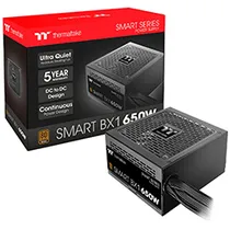 Fonte de Alimentação Thermaltake Smart BX1 650W ATX / Não Modular / 80 Plus Bronze - PS-SPD-0650NNFABU-4