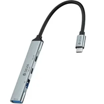 Hub Devia EC707 Type-C 4 En 1 3.0 4P - Space Gray