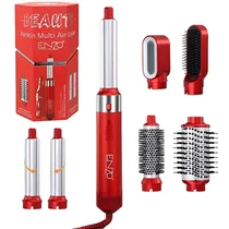 Modelador de Cabelo Enzo Professional EN-6227 6 Em 1 1500 W 220V - Vermelho