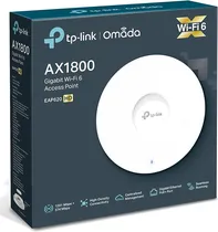 W. TP-Link Router Acess Point EAP620 HD AX1800 Wifi 6/Dual Band/Mu-Mimo/Poe+