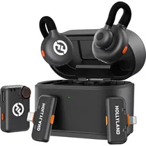 Microfone de Lapela Sem Fio Hollyland Lark M2S Ultimate Combo Wireless, 2 Transmissores, 3 Receptores, 300M Alcance Light/USB-C 2TX+3RX