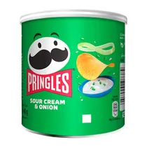 Batata Frita Pringles Creme e Cebola Tubo 1.4OZ 40G