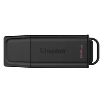 Pendrive Kingston Datatraveler Exodia G2 64GB USB 3.2 - Preto DTXG2/64GB